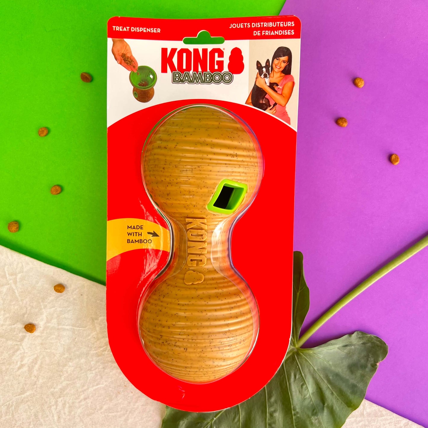 KONG Bamboo Feeder Dumbbell 🐼🎋