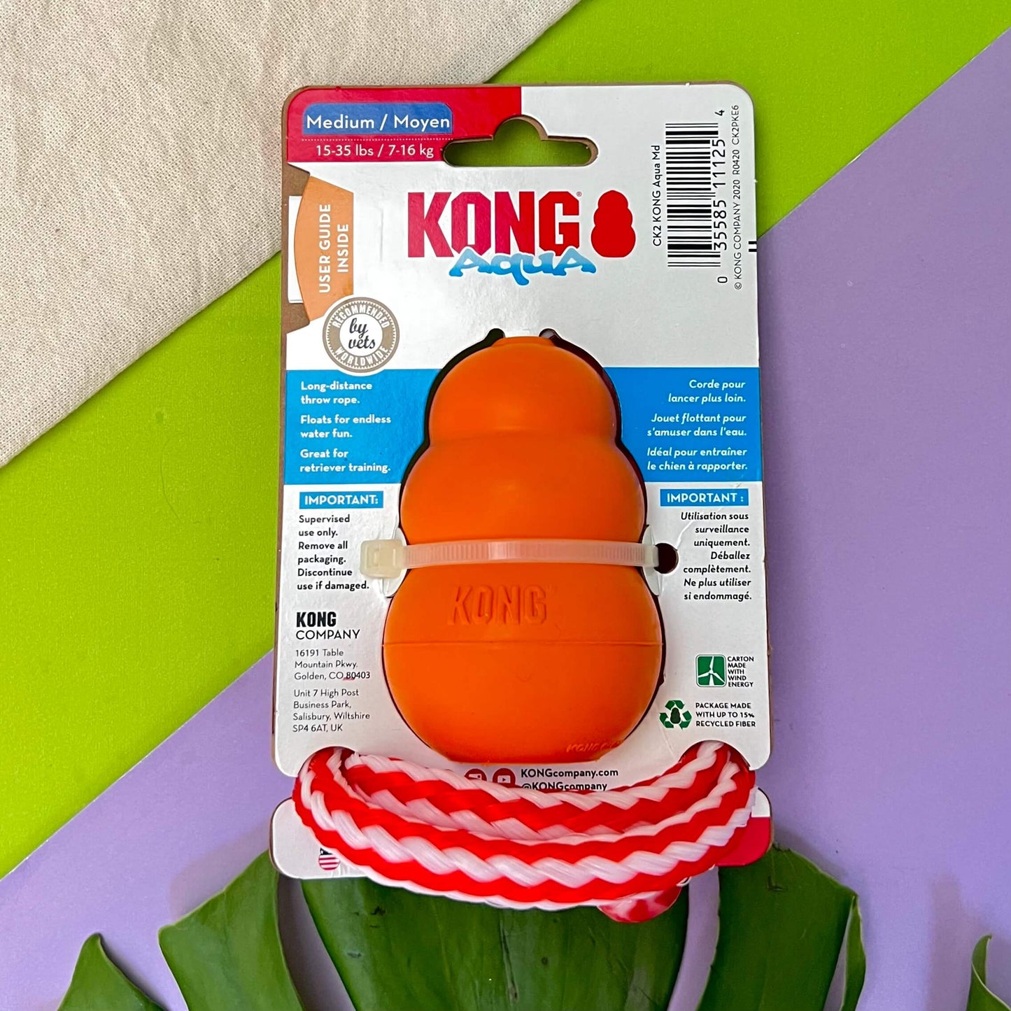 Kong Aqua con lazo