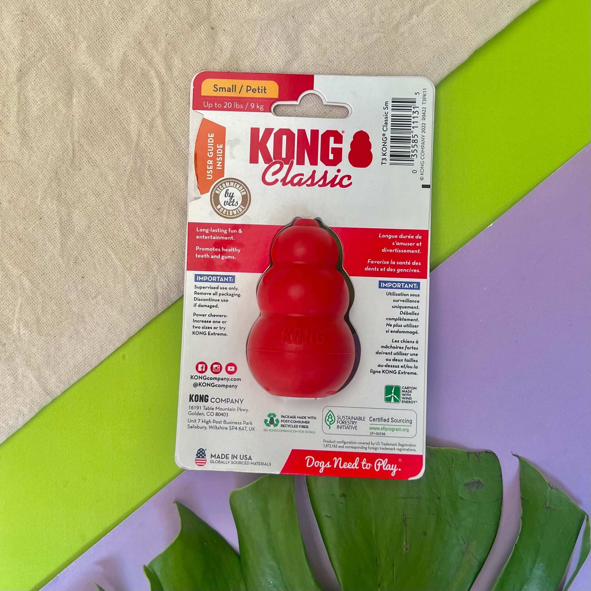 Juguetes para Perros Kong | Kong Classic - Petceros de Huella