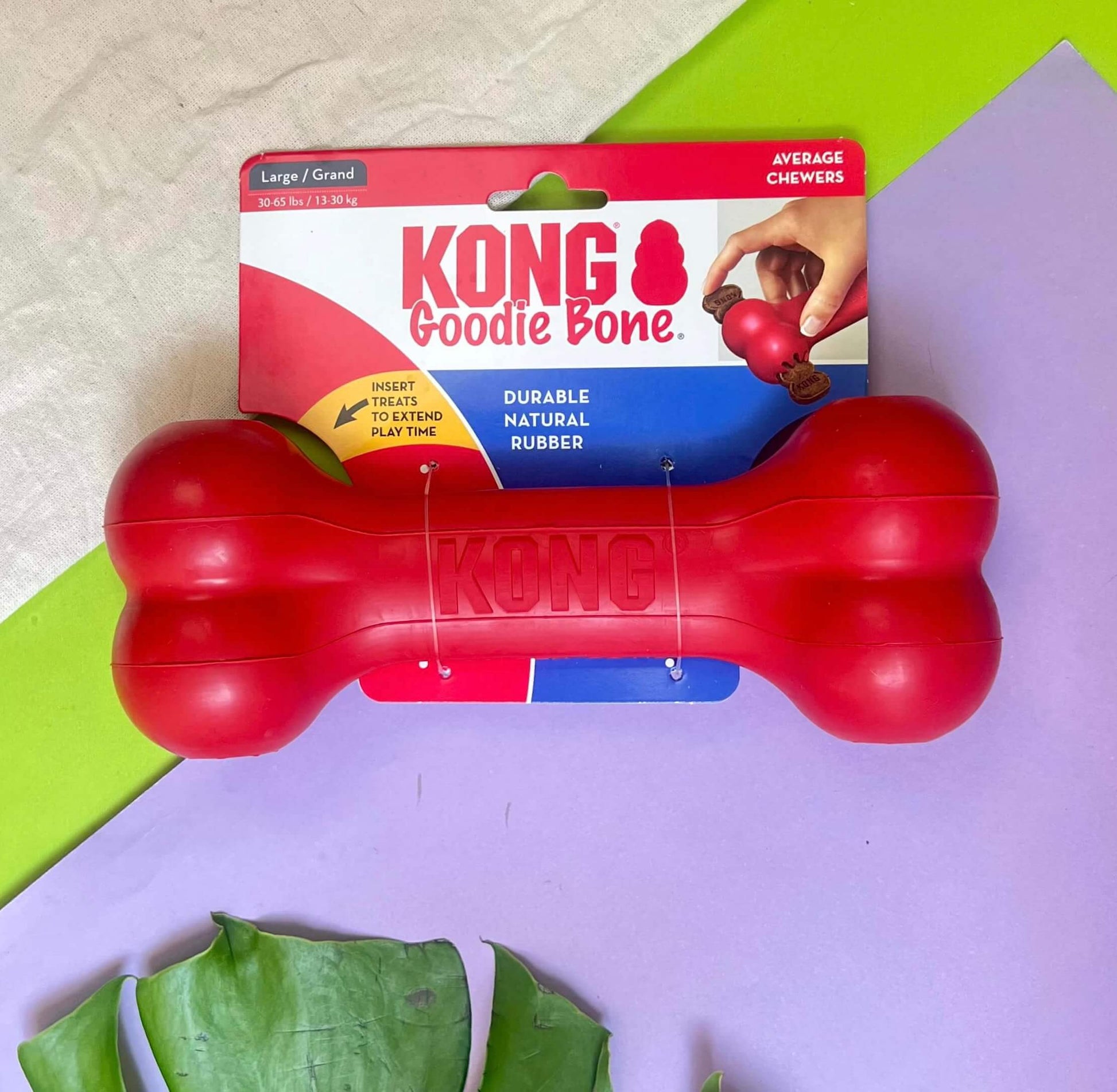 Juguetes para Perros Kong | Kong Hueso Classic - Petceros de Huella