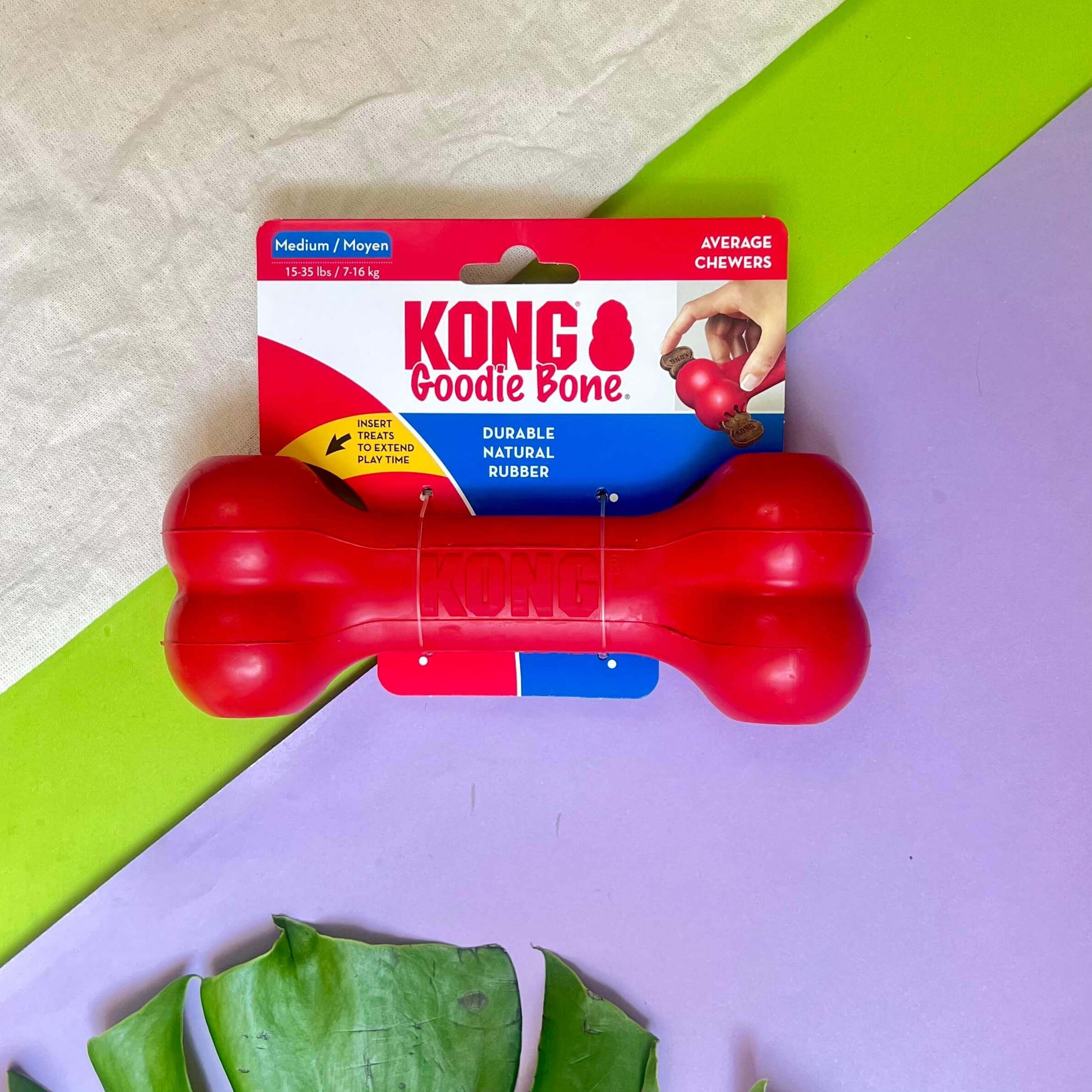 Juguetes para Perros Kong | Kong Hueso Classic - Petceros de Huella