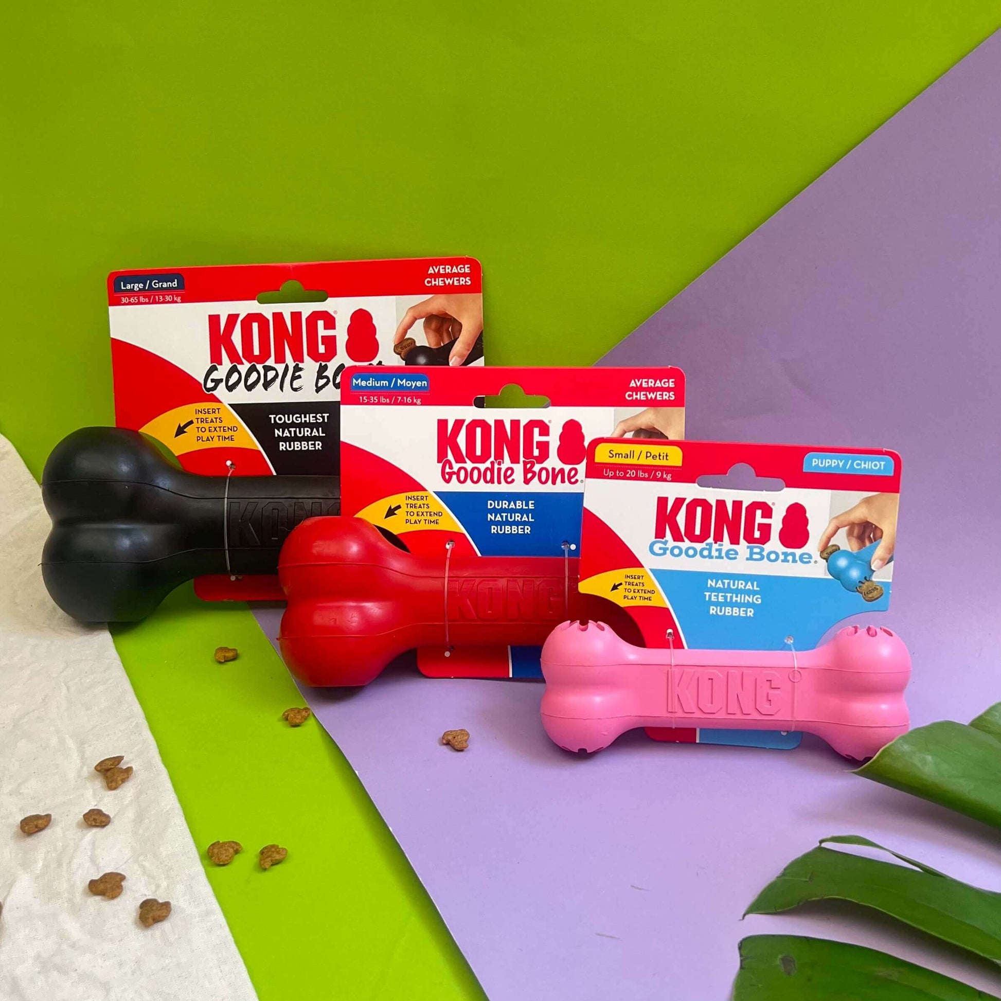 Juguetes para Perros Kong | Kong Hueso Classic - Petceros de Huella